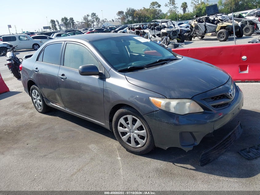 2011 Toyota Corolla VIN JTDBU4EE3B9135786 IAAI salvage auction — LEFT FRONT, Salvage (California), sold $475 on 2026-07-23 (photo 1)