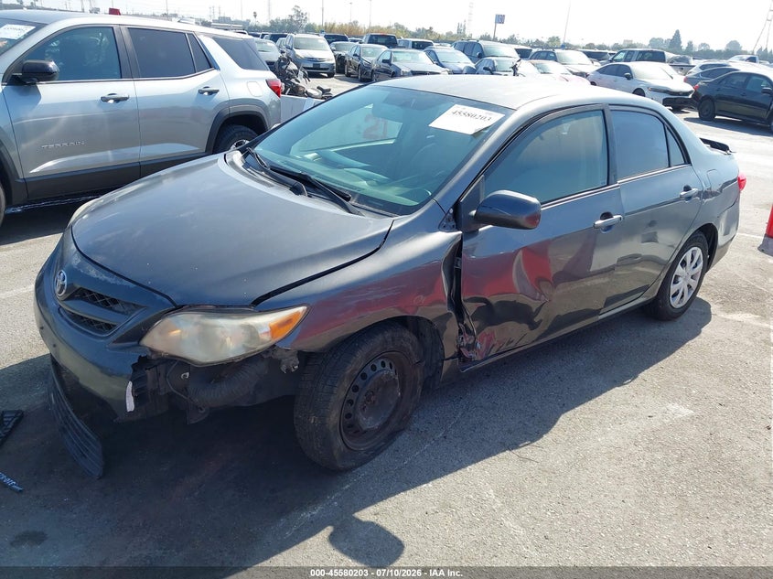 2011 Toyota Corolla VIN JTDBU4EE3B9135786 IAAI salvage auction — LEFT FRONT, Salvage (California), sold $475 on 2026-07-23 (photo 2)