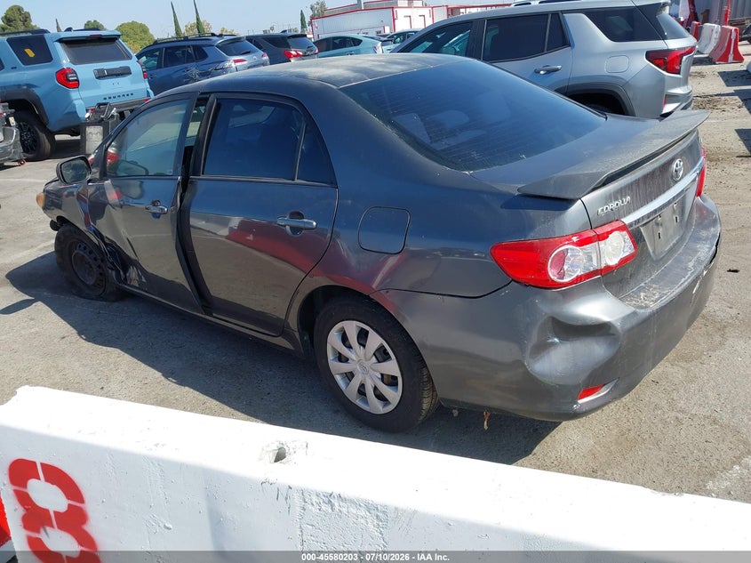 2011 Toyota Corolla VIN JTDBU4EE3B9135786 IAAI salvage auction — LEFT FRONT, Salvage (California), sold $475 on 2026-07-23 (photo 3)