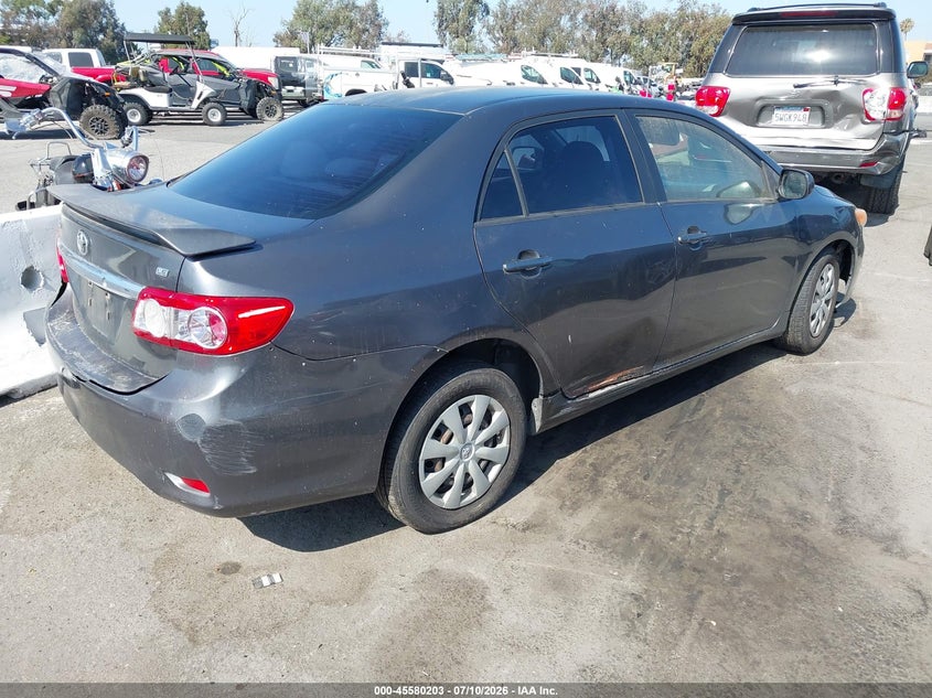 2011 Toyota Corolla VIN JTDBU4EE3B9135786 IAAI salvage auction — LEFT FRONT, Salvage (California), sold $475 on 2026-07-23 (photo 4)