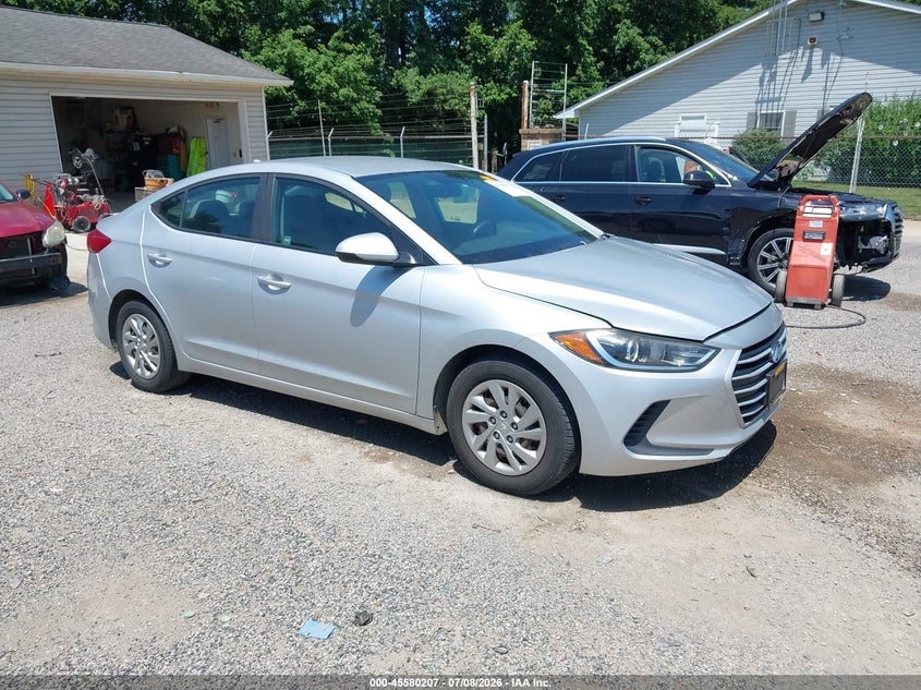 2017 Hyundai Elantra VIN KMHD74LF1HU323669 IAAI salvage auction — THEFT, Salvage Title, sold $1,250 on 2026-07-30 (photo 1)