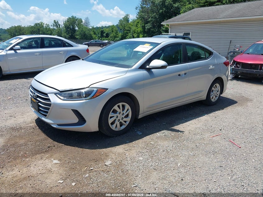 2017 Hyundai Elantra VIN KMHD74LF1HU323669 IAAI salvage auction — THEFT, Salvage Title, sold $1,250 on 2026-07-30 (photo 2)