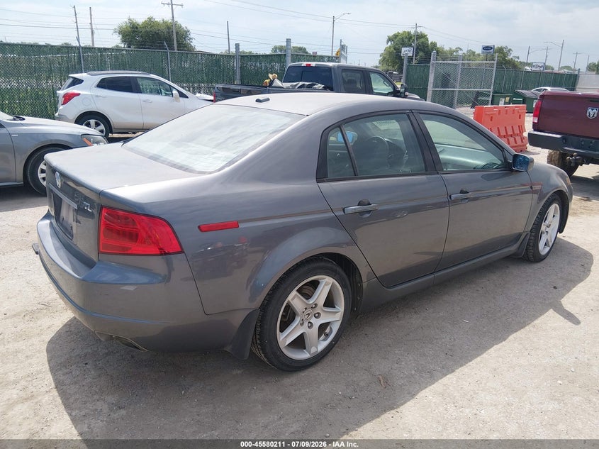 2006 Acura Tl VIN 19UUA66276A064180 IAAI salvage auction — NORMAL WEAR, Clear (Kansas), sold $200 on 2026-07-24 (photo 4)