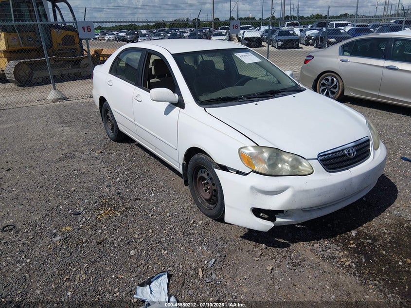 2005 Toyota Corolla VIN JTDBR32E852057759 IAAI salvage auction — NORMAL WEAR, Clear (Louisiana), sold $1,625 on 2026-07-22 (photo 1)