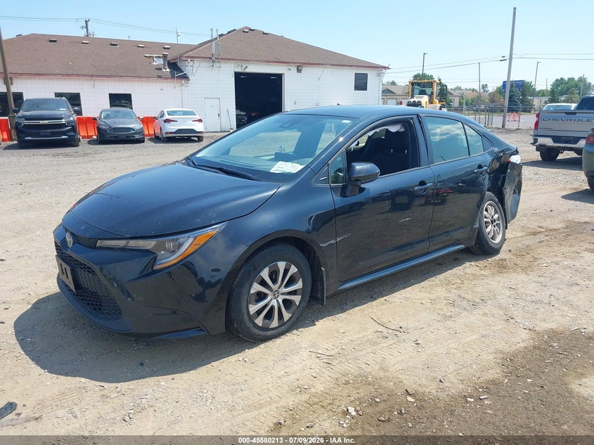 2022 Toyota Corolla VIN JTDEAMDE3NJ050702 IAAI salvage auction — LEFT REAR, Salvage Title, sold $4,550 on 2026-07-22 (photo 2)