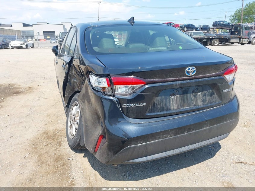 2022 Toyota Corolla VIN JTDEAMDE3NJ050702 IAAI salvage auction — LEFT REAR, Salvage Title, sold $4,550 on 2026-07-22 (photo 6)
