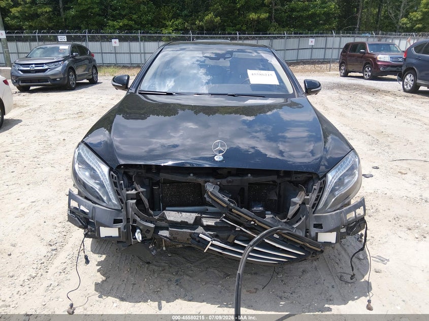 2015 Mercedes-benz S-klasse VIN WDDUG8FB2FA141830 IAAI salvage auction — FRONT END, Wait Title, sold $4,950 on 2026-08-20 (photo 6)