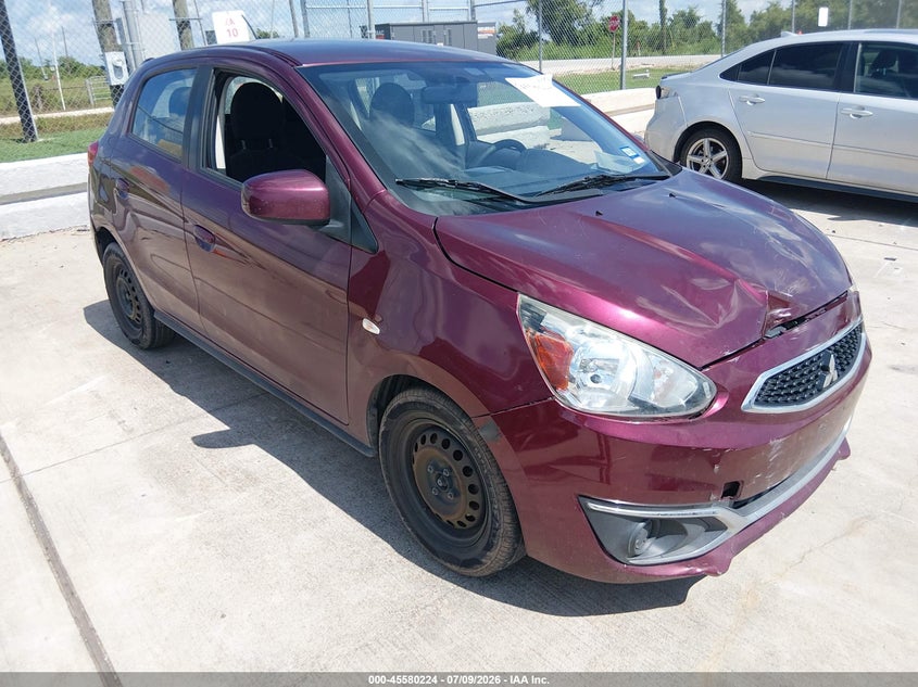 2019 Mitsubishi Mirage VIN ML32A3HJXKH008828 IAAI salvage auction — FRONT END, Salvage Title, sold $25 on 2026-07-24 (photo 1)