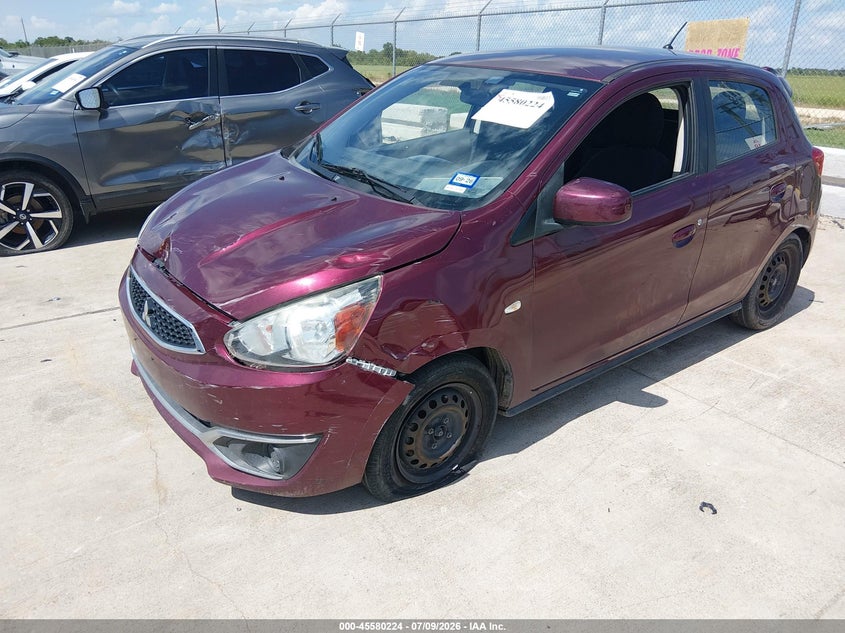 2019 Mitsubishi Mirage VIN ML32A3HJXKH008828 IAAI salvage auction — FRONT END, Salvage Title, sold $25 on 2026-07-24 (photo 2)