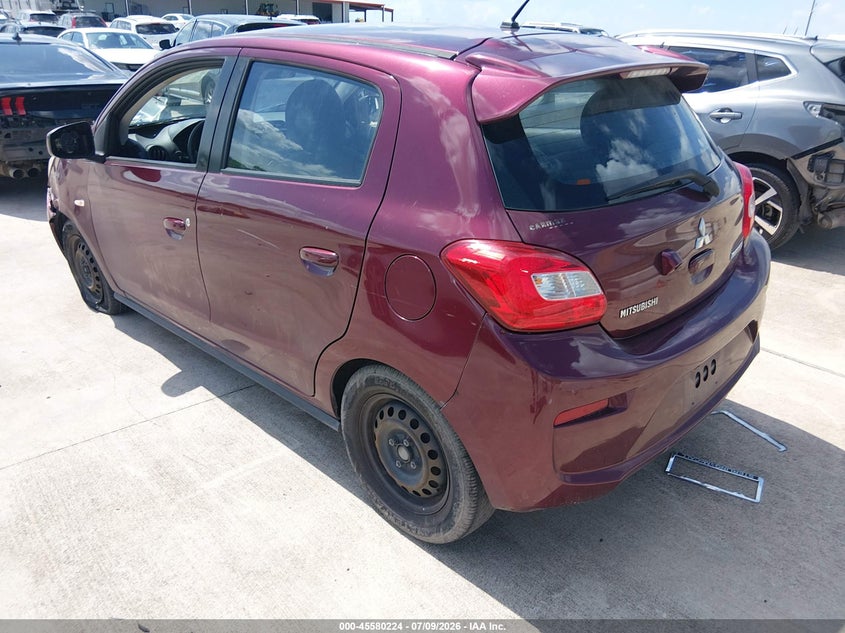 2019 Mitsubishi Mirage VIN ML32A3HJXKH008828 IAAI salvage auction — FRONT END, Salvage Title, sold $25 on 2026-07-24 (photo 3)