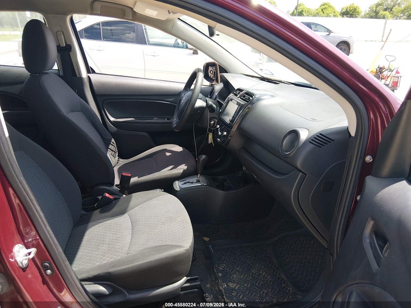 2019 Mitsubishi Mirage VIN ML32A3HJXKH008828 IAAI salvage auction — FRONT END, Salvage Title, sold $25 on 2026-07-24 (photo 5)
