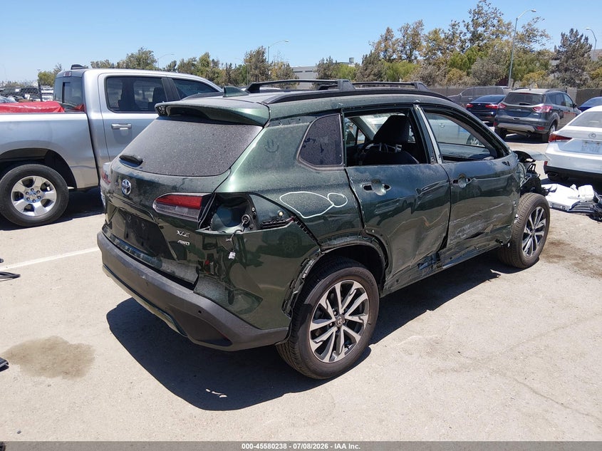 2022 Toyota Corolla cross VIN 7MUDAABG5NV032371 IAAI salvage auction — FRONT END, Salvage (California), sold $5,100 on 2026-07-29 (photo 4)