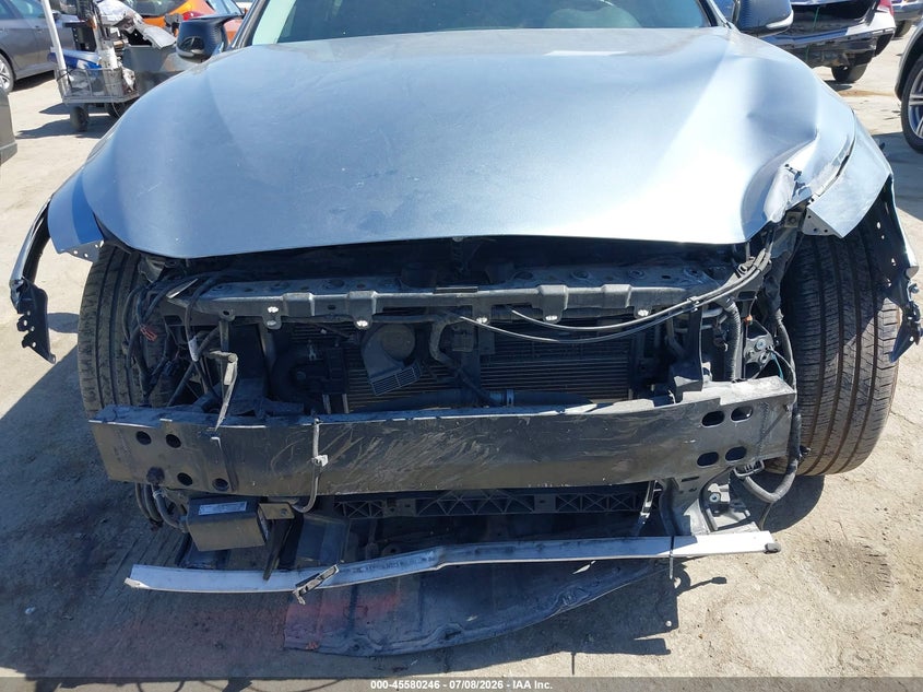2020 Infiniti Q50 VIN JN1EV7AR1LM254118 IAAI salvage auction — FRONT END, Salvage Title, sold $3,400 on 2026-09-03 (photo 6)