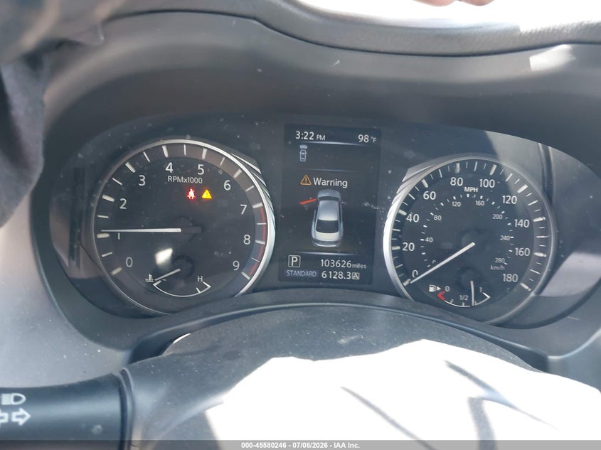 2020 Infiniti Q50 VIN JN1EV7AR1LM254118 IAAI salvage auction — FRONT END, Salvage Title, sold $3,400 on 2026-09-03 (photo 7)