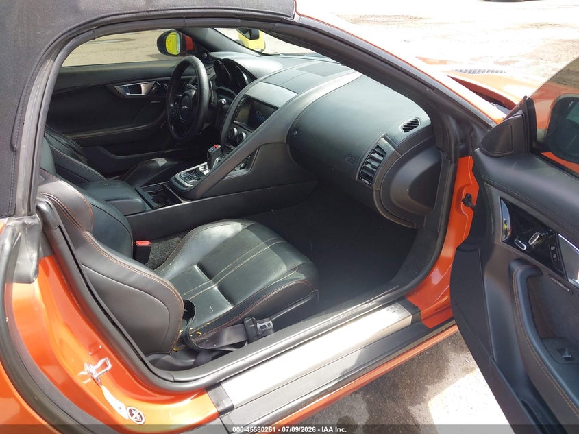 2014 Jaguar F-type VIN SAJWA6E78E8K05401 IAAI salvage auction — FRONT END, Salvage Title, sold $4,450 on 2026-07-19 (photo 5)