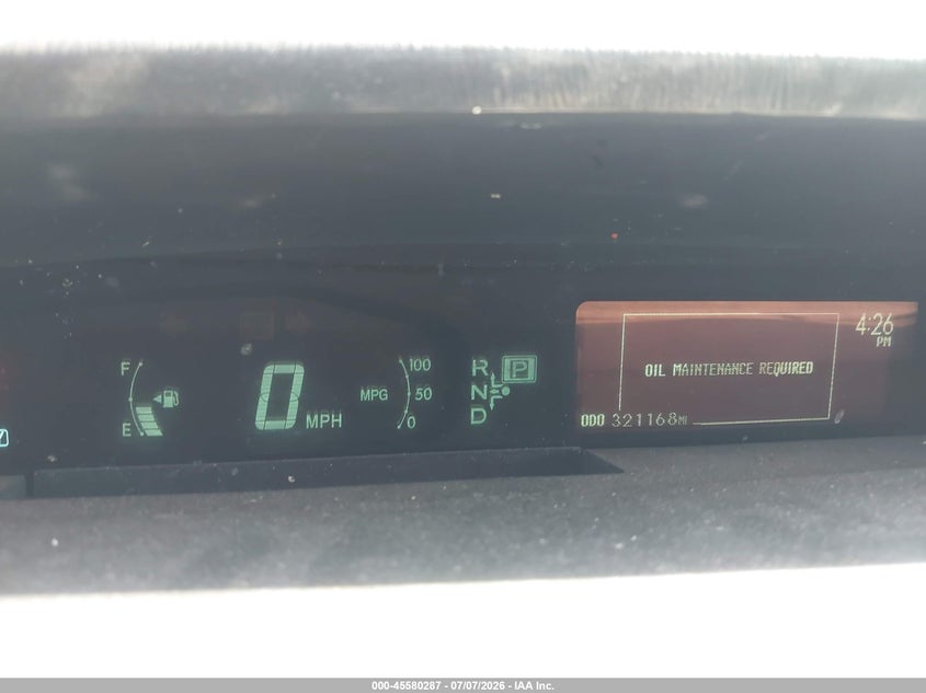 2010 Toyota Prius VIN JTDKN3DUXA0229781 IAAI salvage auction — UNKNOWN, Clear - Dealer Only (California), sold $550 on 2026-07-29 (photo 7)