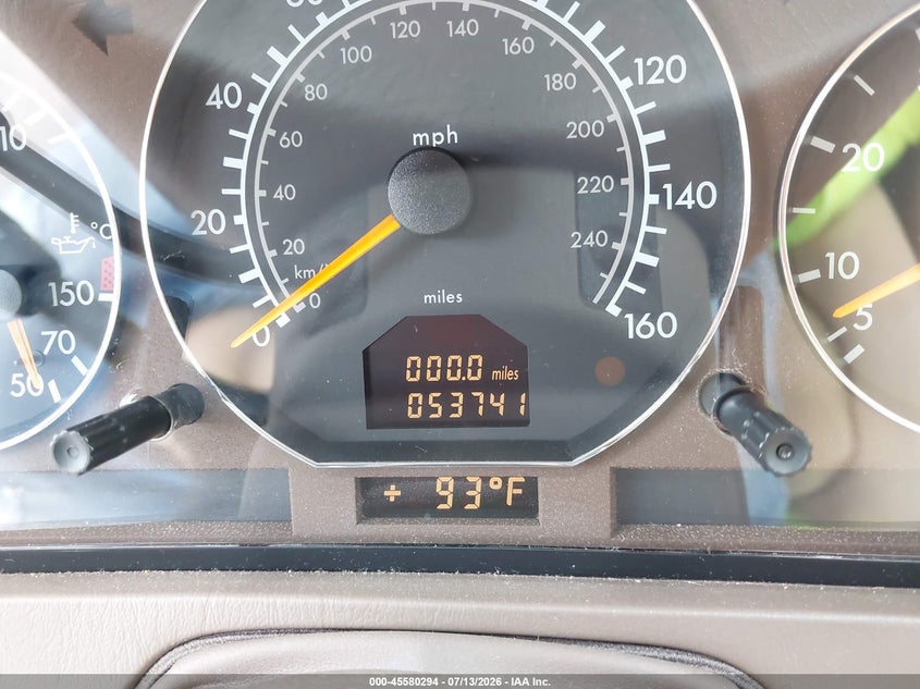 2002 Mercedes-benz Sl-class VIN WDBFA68F32F201019 IAAI salvage auction — NORMAL WEAR, Clear (Florida), sold $7,200 on 2026-07-29 (photo 7)