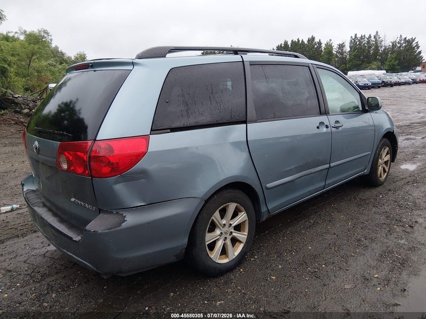 2006 Toyota Sienna VIN 5TDZA22C96S518427 IAAI salvage auction — NORMAL WEAR, Clear (Rhode Island), sold $900 on 2026-07-21 (photo 4)