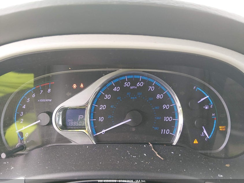 2013 Toyota Sienna VIN 5TDYK3DC5DS318279 IAAI salvage auction — FRONT END, Salvage (Ohio), sold $1,900 on 2026-07-31 (photo 7)