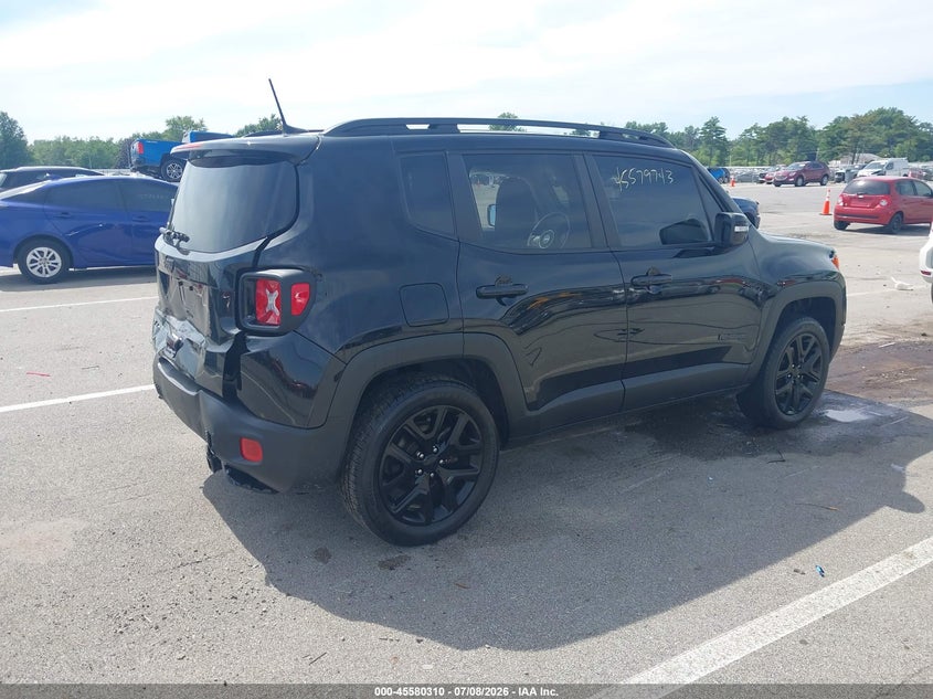 2018 Jeep Renegade VIN ZACCJBBBXJPJ09045 IAAI salvage auction — REAR END, Salvage Title, sold $3,850 on 2026-08-07 (photo 4)