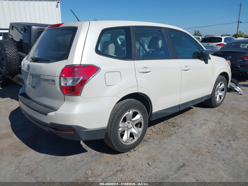 2014 Subaru Forester VIN JF2SJAAC9EH419012 IAAI salvage auction — LEFT FRONT, Salvage (California), sold $1,500 on 2026-07-23 (photo 4)