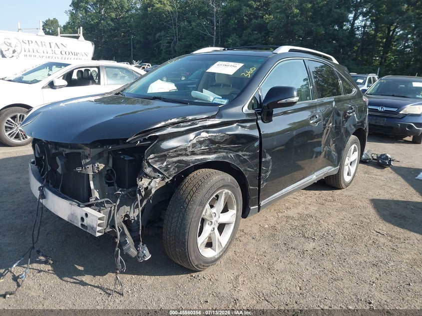 2011 Lexus Rx VIN 2T2BK1BA7BC099578 IAAI salvage auction — FRONT & REAR, Salvage - Greater Than 75% (Maryland), sold $2,350 on 2026-07-31 (photo 2)