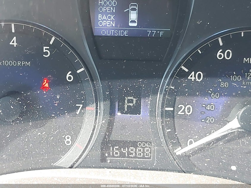 2011 Lexus Rx VIN 2T2BK1BA7BC099578 IAAI salvage auction — FRONT & REAR, Salvage - Greater Than 75% (Maryland), sold $2,350 on 2026-07-31 (photo 7)