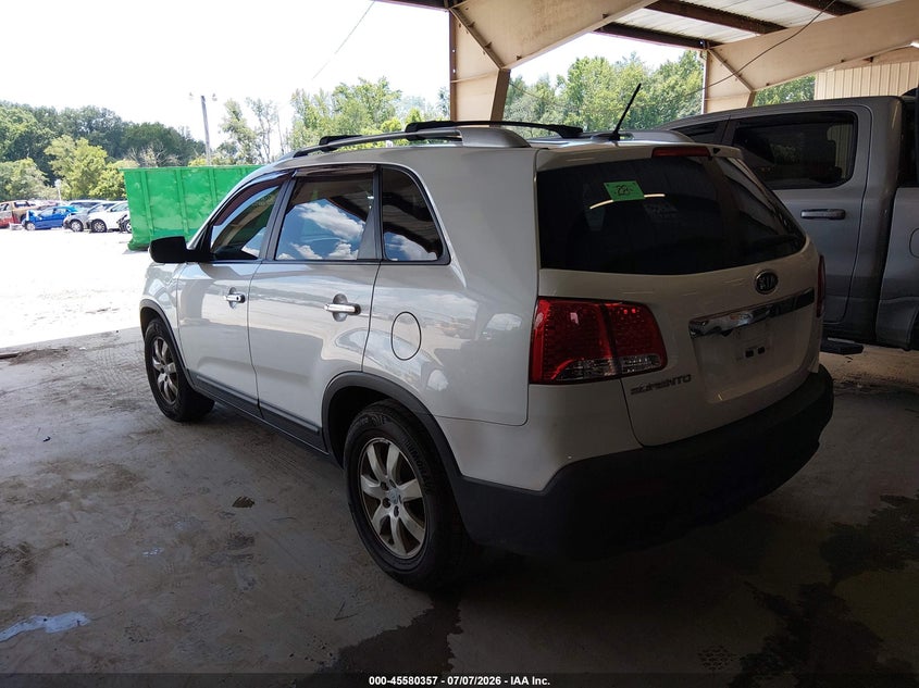 2012 Kia Sorento VIN 5XYKT4A63CG255542 IAAI salvage auction — NORMAL WEAR, Clear (Georgia), sold $625 on 2026-07-29 (photo 3)