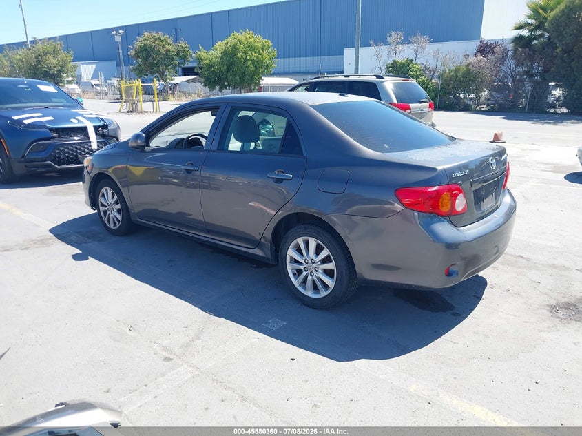2009 Toyota Corolla VIN JTDBL40E49J003557 IAAI salvage auction — NORMAL WEAR, Clear - Dealer Only (California), sold $2,375 on 2026-07-20 (photo 3)