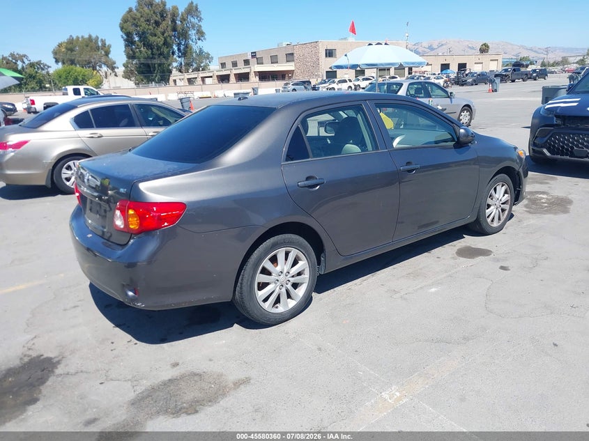 2009 Toyota Corolla VIN JTDBL40E49J003557 IAAI salvage auction — NORMAL WEAR, Clear - Dealer Only (California), sold $2,375 on 2026-07-20 (photo 4)