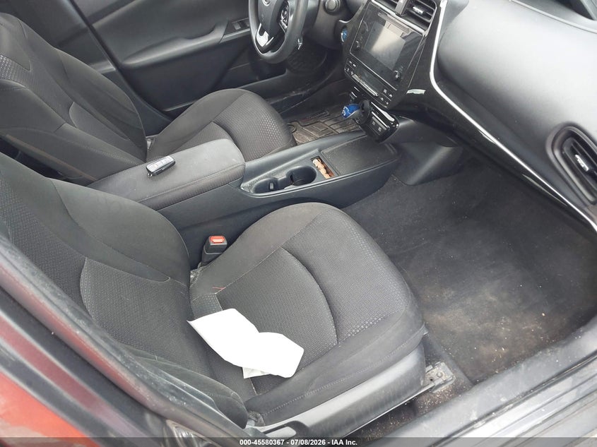 2019 Toyota Prius VIN JTDKARFU6K3090468 IAAI salvage auction — HAIL, Clear (Wisconsin), sold $4,900 on 2026-07-30 (photo 5)