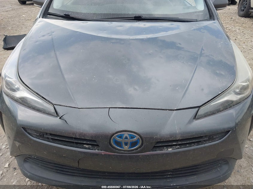 2019 Toyota Prius VIN JTDKARFU6K3090468 IAAI salvage auction — HAIL, Clear (Wisconsin), sold $4,900 on 2026-07-30 (photo 6)