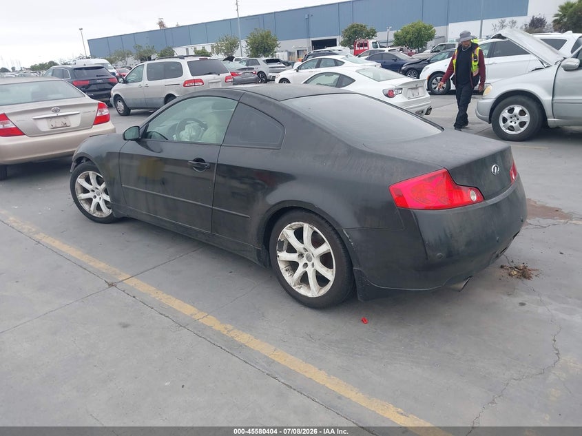 2004 Infiniti G35 VIN JNKCV54EX4M300465 IAAI salvage auction — NORMAL WEAR, Salvage (California), sold $25 on 2026-07-29 (photo 3)