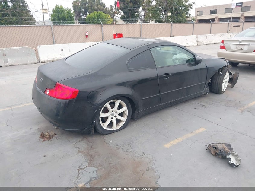 2004 Infiniti G35 VIN JNKCV54EX4M300465 IAAI salvage auction — NORMAL WEAR, Salvage (California), sold $25 on 2026-07-29 (photo 4)