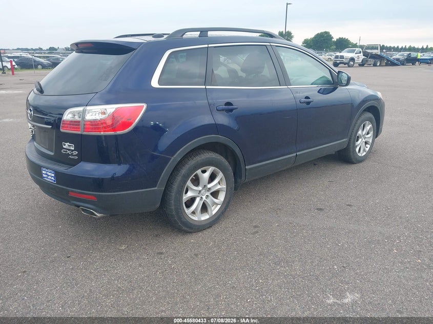 2012 Mazda Cx-9 VIN JM3TB3CV5C0361266 IAAI salvage auction — LEFT FRONT, Clear (Minnesota), sold $500 on 2026-07-27 (photo 4)