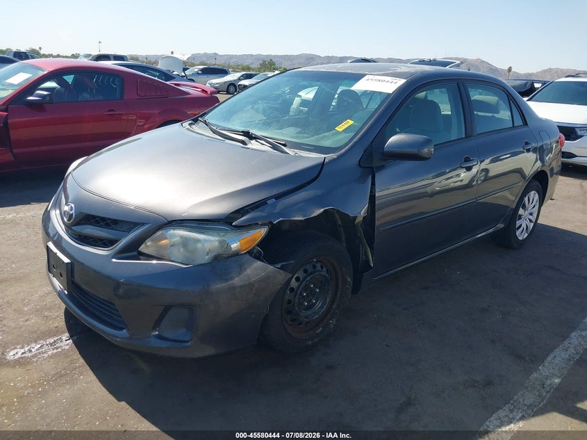 2012 Toyota Corolla VIN 5YFBU4EE3CP056503 IAAI salvage auction — LEFT FRONT, Salvage (Arizona), sold $3,050 on 2026-07-18 (photo 2)