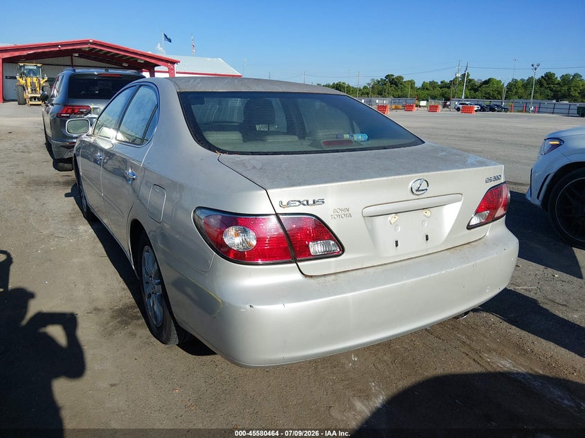 2004 Lexus Es 330 VIN JTHBA30GX45025077 IAAI salvage auction — NORMAL WEAR, Clear (Louisiana), sold $700 on 2026-07-29 (photo 3)