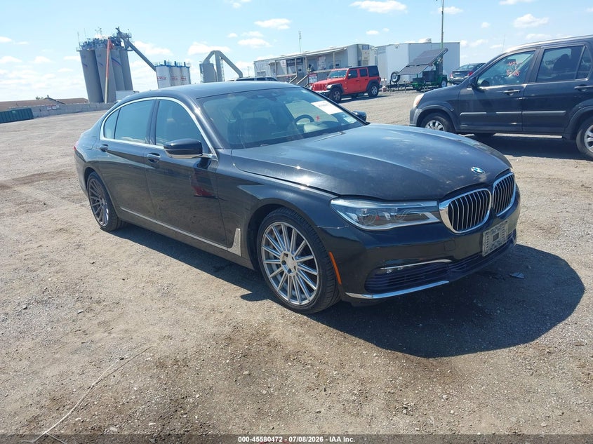 2017 BMW 7er VIN WBA7F2C57HG421360 IAAI salvage auction — NORMAL WEAR, Clear (New York), sold $5,025 on 2026-07-28 (photo 1)