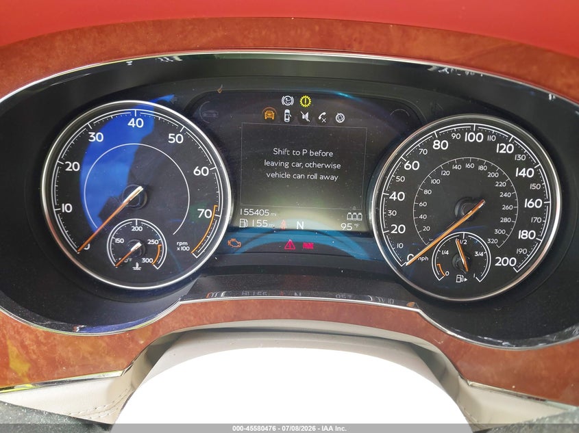 2019 Bentley Bentayga VIN SJAAM2ZV6KC026253 IAAI salvage auction — NORMAL WEAR, Clear (Illinois), sold $16,100 on 2026-07-27 (photo 7)