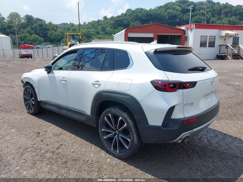 2025 Mazda Cx-50 VIN 7MMVABDY3SN382450 IAAI salvage auction — RIGHT FRONT, Salvage Title, sold $9,700 on 2026-07-31 (photo 3)