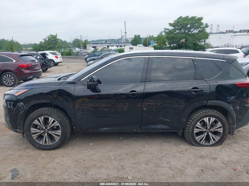 2021 Nissan Rogue VIN 5N1AT3BB6MC802967 IAAI salvage auction — LEFT & RIGHT, Salvage Title, sold $7,100 on 2026-08-21 (photo 6)