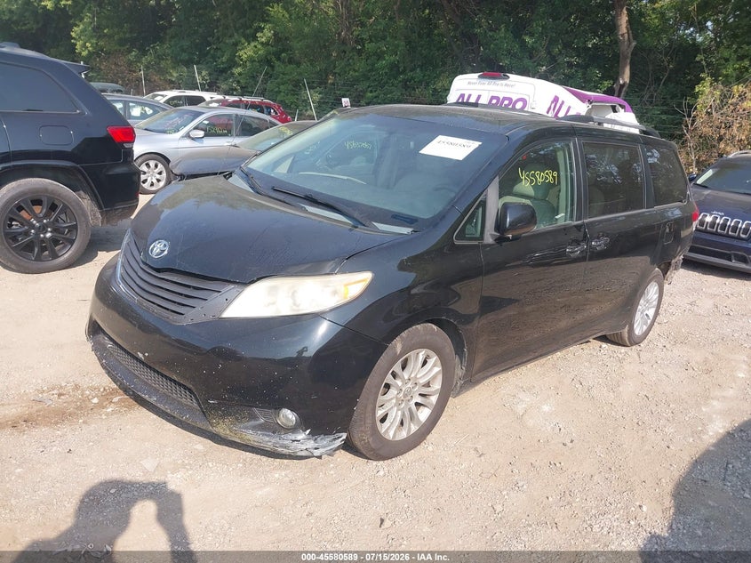2012 Toyota Sienna VIN 5TDYK3DC1CS248116 IAAI salvage auction — NORMAL WEAR, Clear (Indiana), sold $1,150 on 2026-07-29 (photo 2)