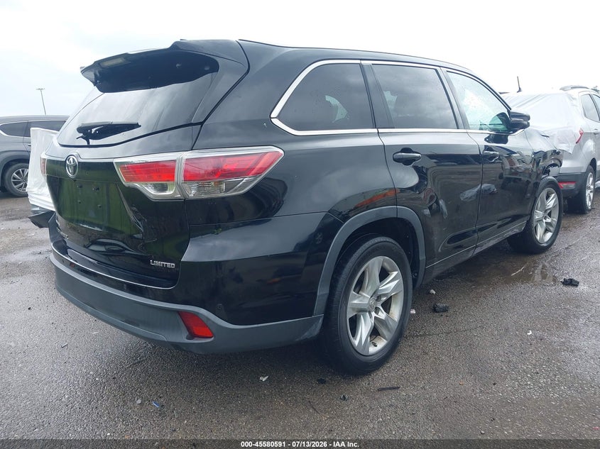 2014 Toyota Highlander VIN 5TDYKRFH7ES017963 IAAI salvage auction — FRONT END, Salvage Title, sold $7,600 on 2026-08-02 (photo 4)