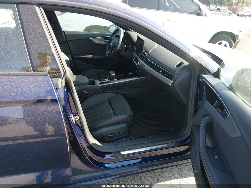 2020 Audi A5 VIN WAUCNCF57LA003556 IAAI salvage auction — LEFT FRONT, Bill Of Sale (Washington), sold $13,400 on 2026-07-22 (photo 5)