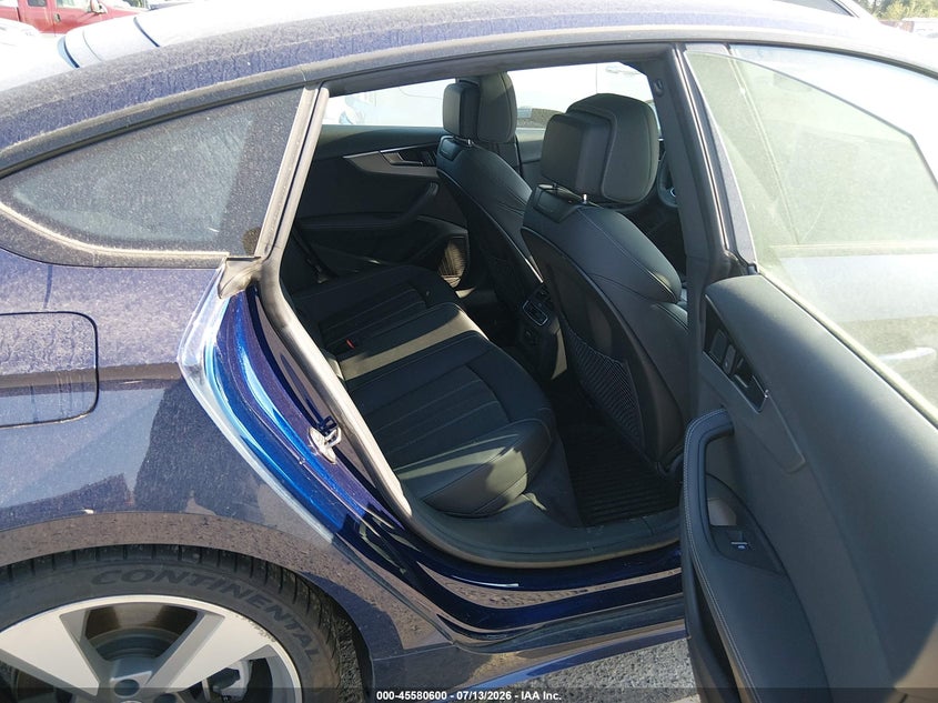 2020 Audi A5 VIN WAUCNCF57LA003556 IAAI salvage auction — LEFT FRONT, Bill Of Sale (Washington), sold $13,400 on 2026-07-22 (photo 8)