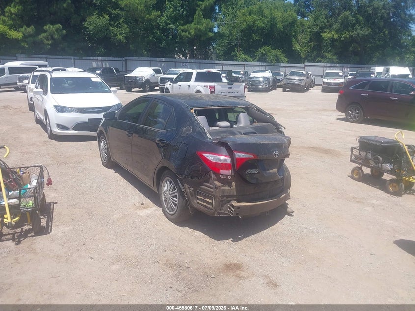 2015 Toyota Corolla VIN 5YFBURHE7FP256927 IAAI salvage auction — REAR END, Salvage (Texas), sold $25 on 2026-07-23 (photo 3)