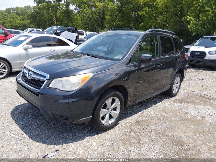 2014 Subaru Forester VIN JF2SJAEC9EH545767 IAAI salvage auction — NORMAL WEAR, Clear (Tennessee), sold $725 on 2026-07-30 (photo 2)