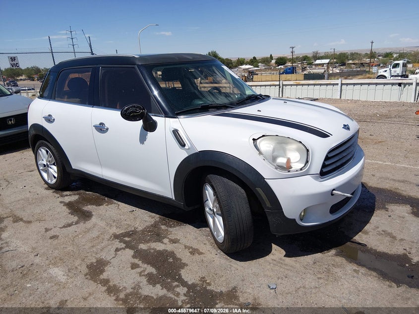 2013 Mini Countryman VIN WMWZB3C54DWM07040 IAAI salvage auction — FRONT END, Salvage Title, sold $225 on 2026-08-10 (photo 1)