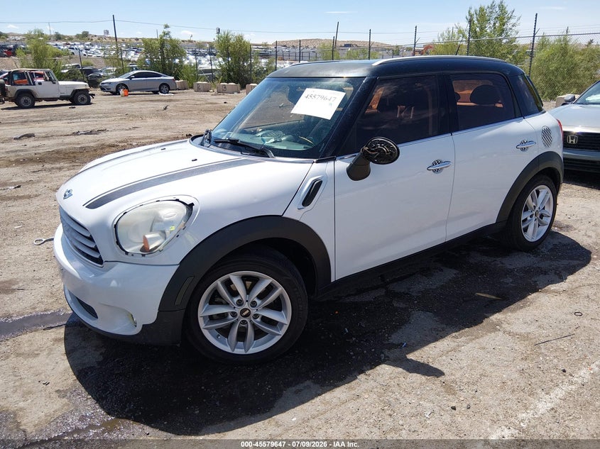 2013 Mini Countryman VIN WMWZB3C54DWM07040 IAAI salvage auction — FRONT END, Salvage Title, sold $225 on 2026-08-10 (photo 2)