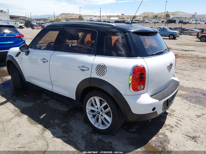 2013 Mini Countryman VIN WMWZB3C54DWM07040 IAAI salvage auction — FRONT END, Salvage Title, sold $225 on 2026-08-10 (photo 3)